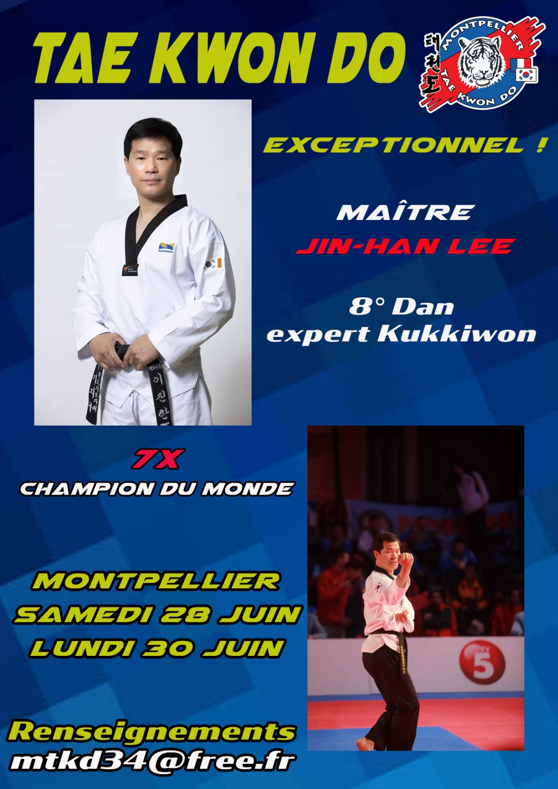 Stage Maître Jin-Han Lee