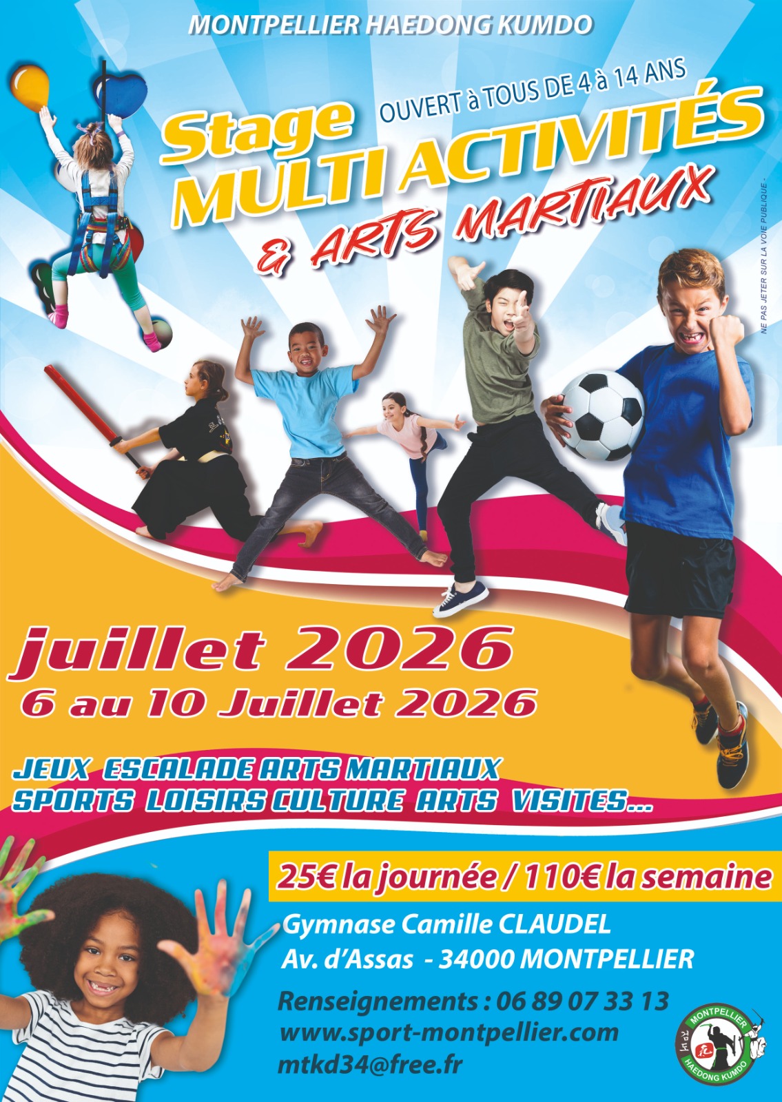 Stage multi-activités & Arts Martiaux